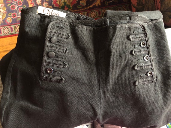 Vintage CHLOE Black Sailor Pants