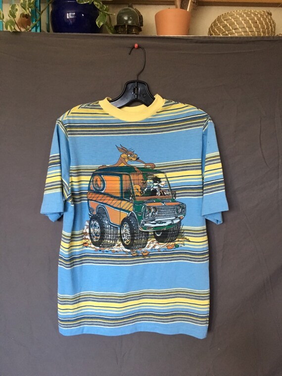 Vintage 1975 Looney Toons 50/50 super soft striped