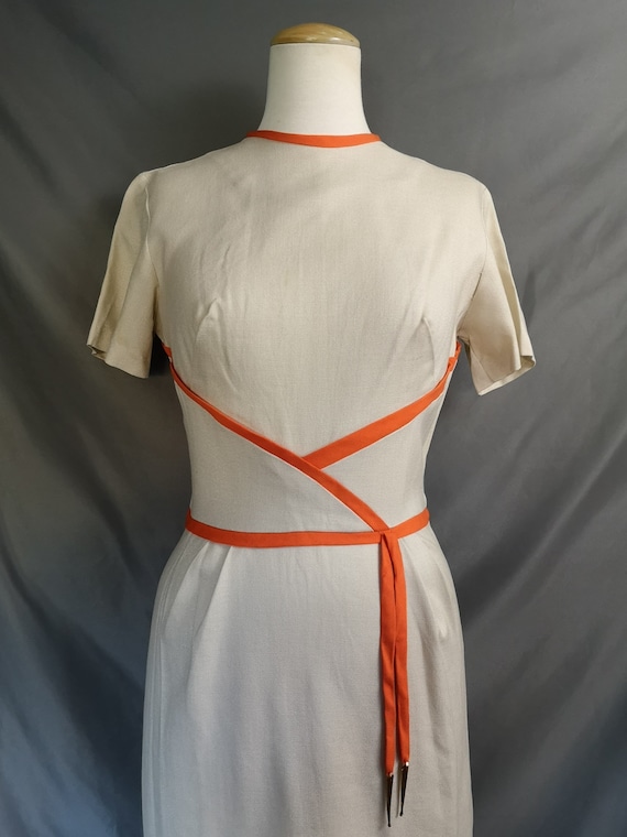Vintage 1950s Sheath Dress - image 4