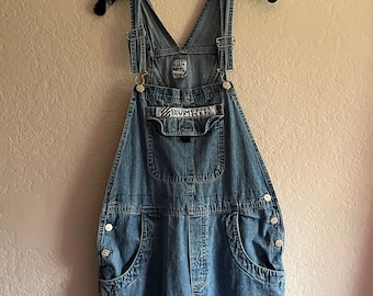 Vintage BUM EQUIPMENT Denim Shortalls / Overalls