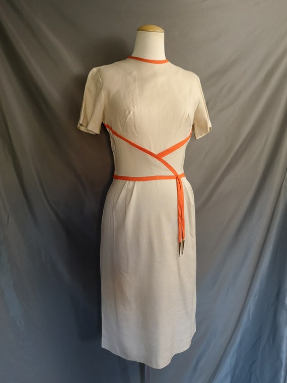 Vintage 1950s Sheath Dress - image 5