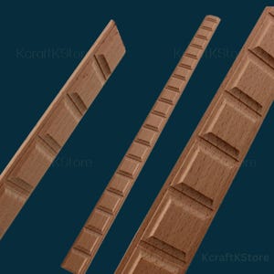 Unpainted Carved Line Bars for Edges Frames Mirror, Onlay wood carving lines, Carved Wood Molding for Wall Mirror Trim Decals,Ornate molding