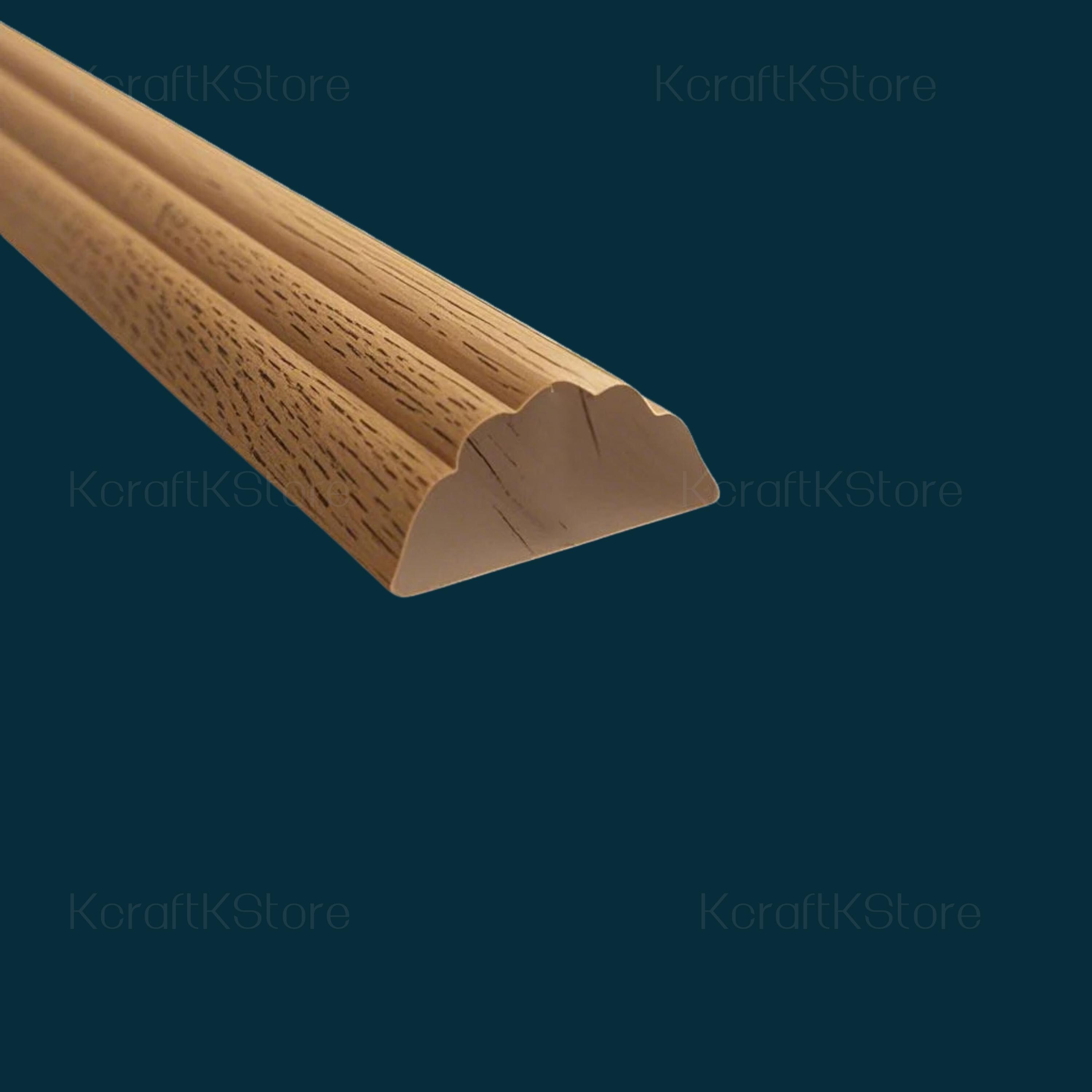 New Unpainted Carved Line Bars for Edges Frames Mirror, Onlay Wood ...
