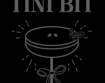 A Bride in a Tini Bit custom for Cricut, Digital Download PNG
