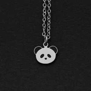 Silver or Gold Panda Necklace
