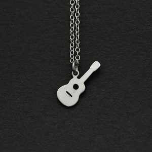 Silver or Gold Guitar Necklace