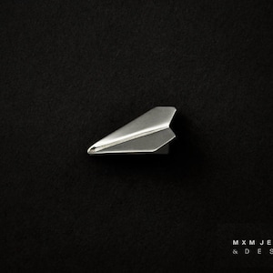 The Original Handfolded Paper Airplane Lapel Pin