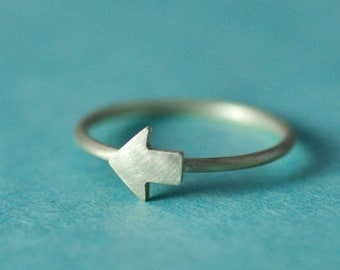 Sterling Silver Arrow Ring