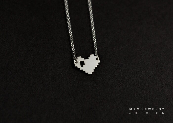 Pixelated Necklace