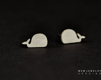 Little Whale  Stud Earrings