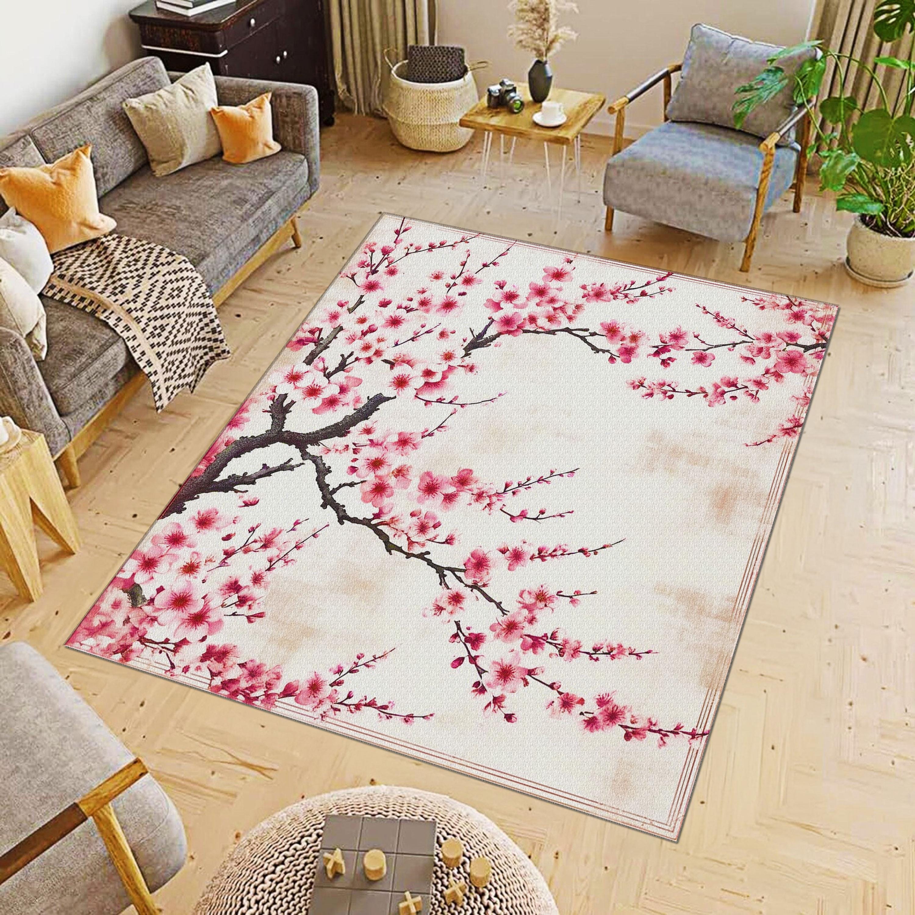 Cherry Blossom Rug - Etsy
