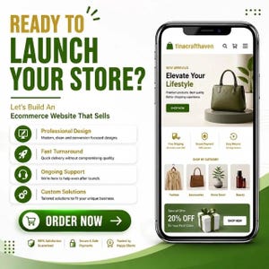 Ontwerp van een op maat gemaakte e-commerce website | Shopify, WooCommerce winkelconfiguratie