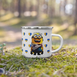 Enamel Mug with cartoon characters