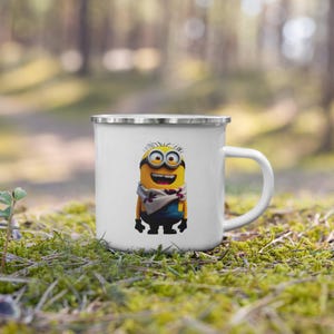Enamel Mug with cartoon characters