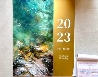 Landscapes of the Pacific Northwest, oil paintings by Elo Wobig 2023 wall calendar