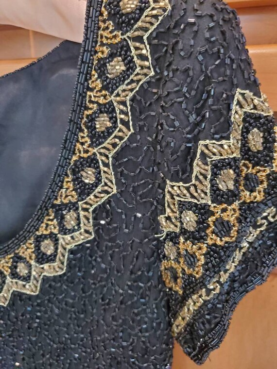 Laurence Kazar Paris New York Hand Beaded Beadwork Be… Gem