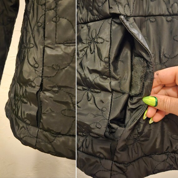 Necessary Objects Outerwear Jacket Puffer Coat Bl… - image 10