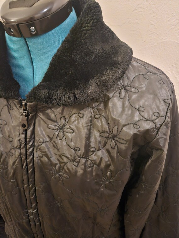 Necessary Objects Outerwear Jacket Puffer Coat Bl… - image 2