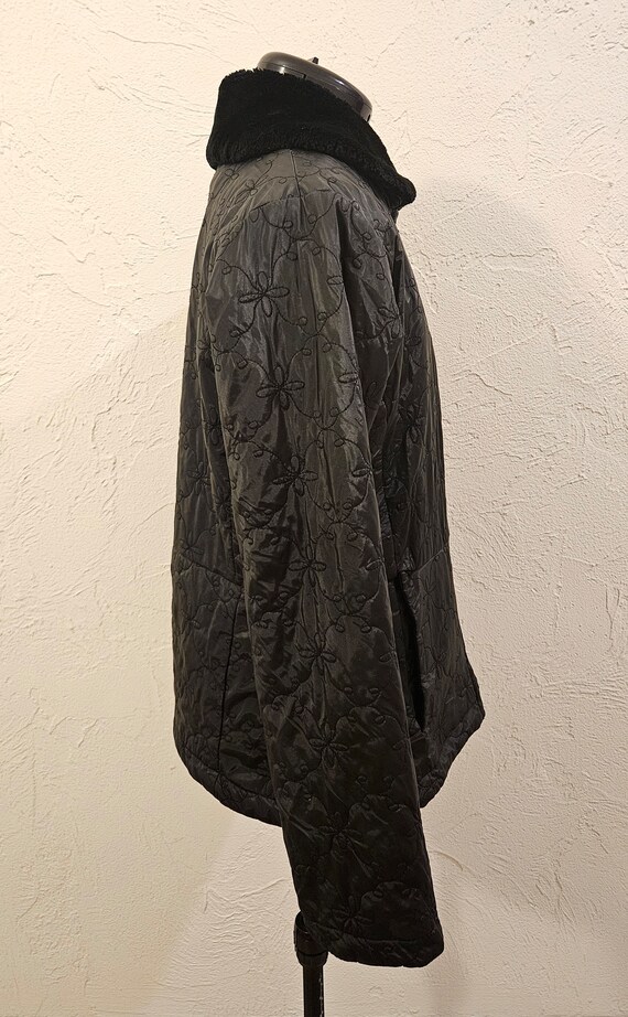 Necessary Objects Outerwear Jacket Puffer Coat Bl… - image 5