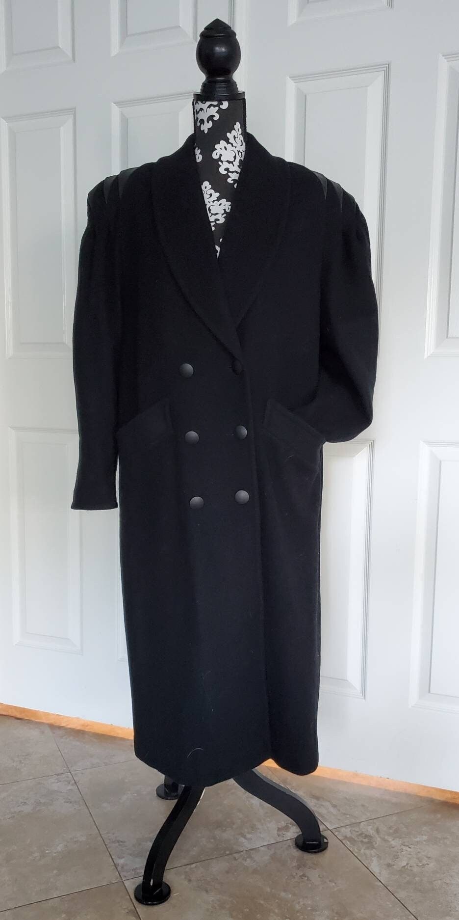 ジャケット・アウター ok.soon gentleman wool coat(black) YYDGH Men's Gentle Layered Collar Single Breasted Quilted