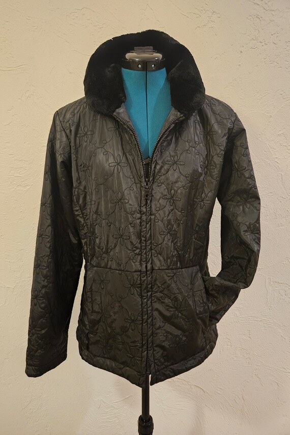 Necessary Objects Outerwear Jacket Puffer Coat Bl… - image 6