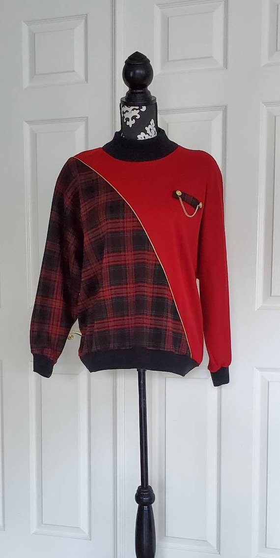 Cricket Lane Christmas Pullover Sweater Mock Neck 