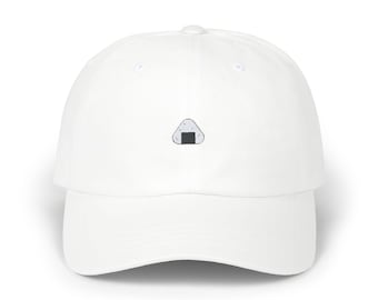 Gorra de papá con onigiri bordado: gorra de estilo urbano japonés