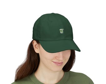 Gorra de papá con caipiriña bordada: gorra de cóctel brasileña
