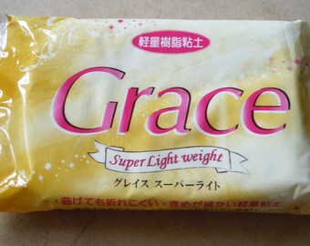Good for jewellery Translucent bracelets and crafts. 200g One packet of Grace Jewelry Line Flex air drying clay
