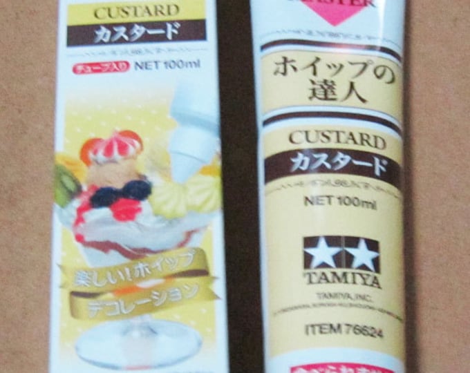 One Tube of Tamiya Dessert Topping Master. 100ml. Fake Whipped Cream