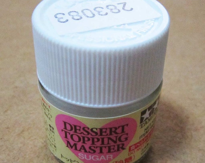 One Bottle of Tamiya Dessert Topping Master Fake Sugar. 10 Ml
