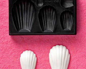 QELEG Set of 2 Waffle Silicone Mold Mini Madeleine Pan Cookie Mold Cake Chocolate Craft Candy Soap Baking Mold QELEG Set of 2 Waffle Silicone Mold Mini Madeleine Pan Cookie Mold Cake Chocolate Craft Candy Soap Baking Mold