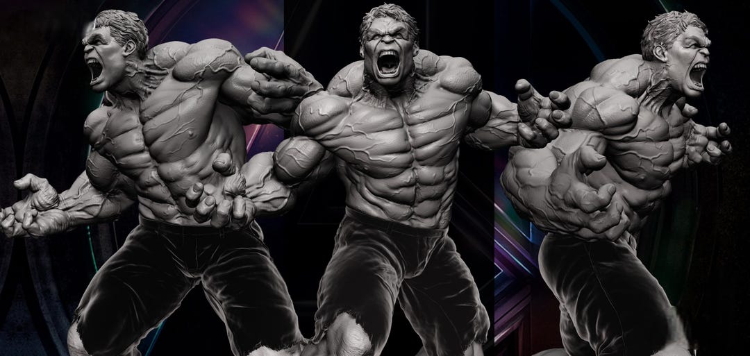 Hulk STL File, 3D Print Model (digital File) - Etsy