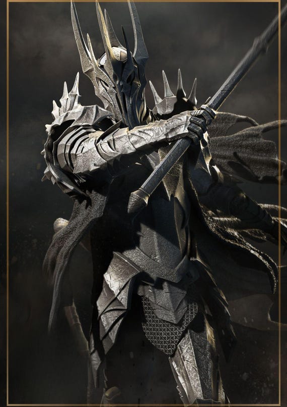 Sauron LOTR + Bust STL