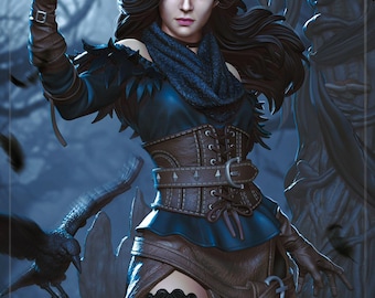 Yennifer The Witcher STL