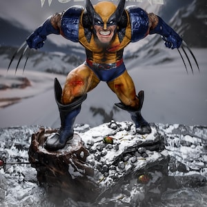 Wolverine 3D Model STL File (Digital Download)