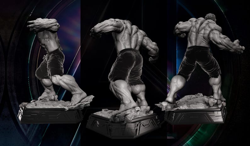 Hulk STL File, 3D Print Model (digital File) - Etsy