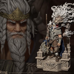 Godfrey The First Elden Lord STL