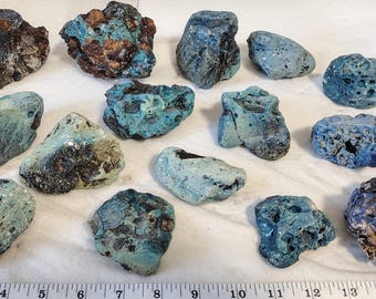 LELAND BLUE slag stones. Natural/Raw form. PLEASE message for individual pictures of specimins prior to purchase.