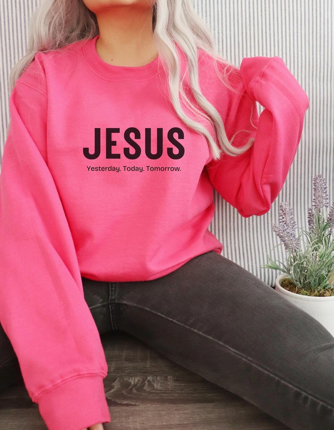 Jesus Yesterday Today Tomorrow PNG File: Church Girl Bible Quote ...