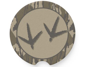 Soapstone Car Coaster | Turkey Tracks, Rustic Wildlife