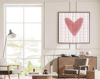 I love You handwriting PNG, Valentine&#39;s Day {Sublimation, Prints, Cricut, Silhouette}
