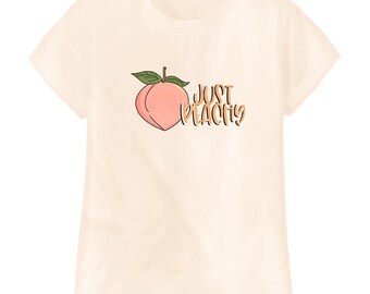 Just Peachy PNG {Sublimation, Prints, Cricut, Silhouette}