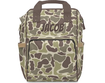 Mochila cambiador de camuflaje - Bolsa para bebé de nailon resistente a desgarros