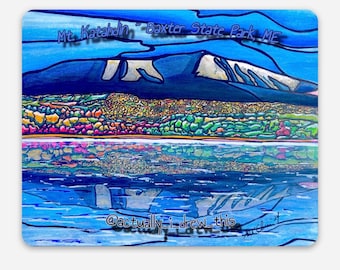 Mount Katahdin 3" Sticker ~ Somewhere in Maine Series
