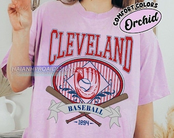 Comfort Colors Cleveland Baseball T-shirt, Retro Style Cleveland Baseball shirt, Cleveland Baseball fan gifl