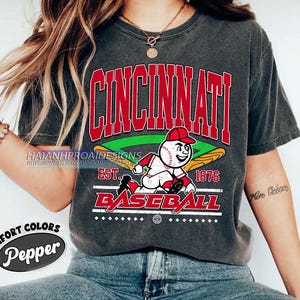 Comfort Colors® Cincinnati Classic T-Shirts, Classic Baseball shirt, Cincinnati baseball Fan shirt, Custom Baseball shirt