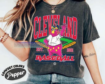 Comfort Colors® Cleveland Classic T-Shirts, Classic Baseball shirt, baseball Fan shirt, Custom Baseball shirt