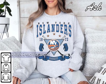 New York Islander Sweatshirt Crewneck, Vintage New York hockey Fan shirt, New York Hockey Tee, Islanders Hockey youth sweater