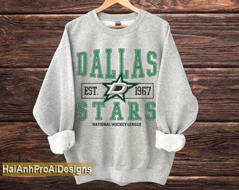 Vintage 90s Dallas Stars Hockey Sweatshirt, Dallas Stars Shirt, Dallas Stars Hoodie, Dallas Stars Fan Shirt, Gift For Her, Gift For Him